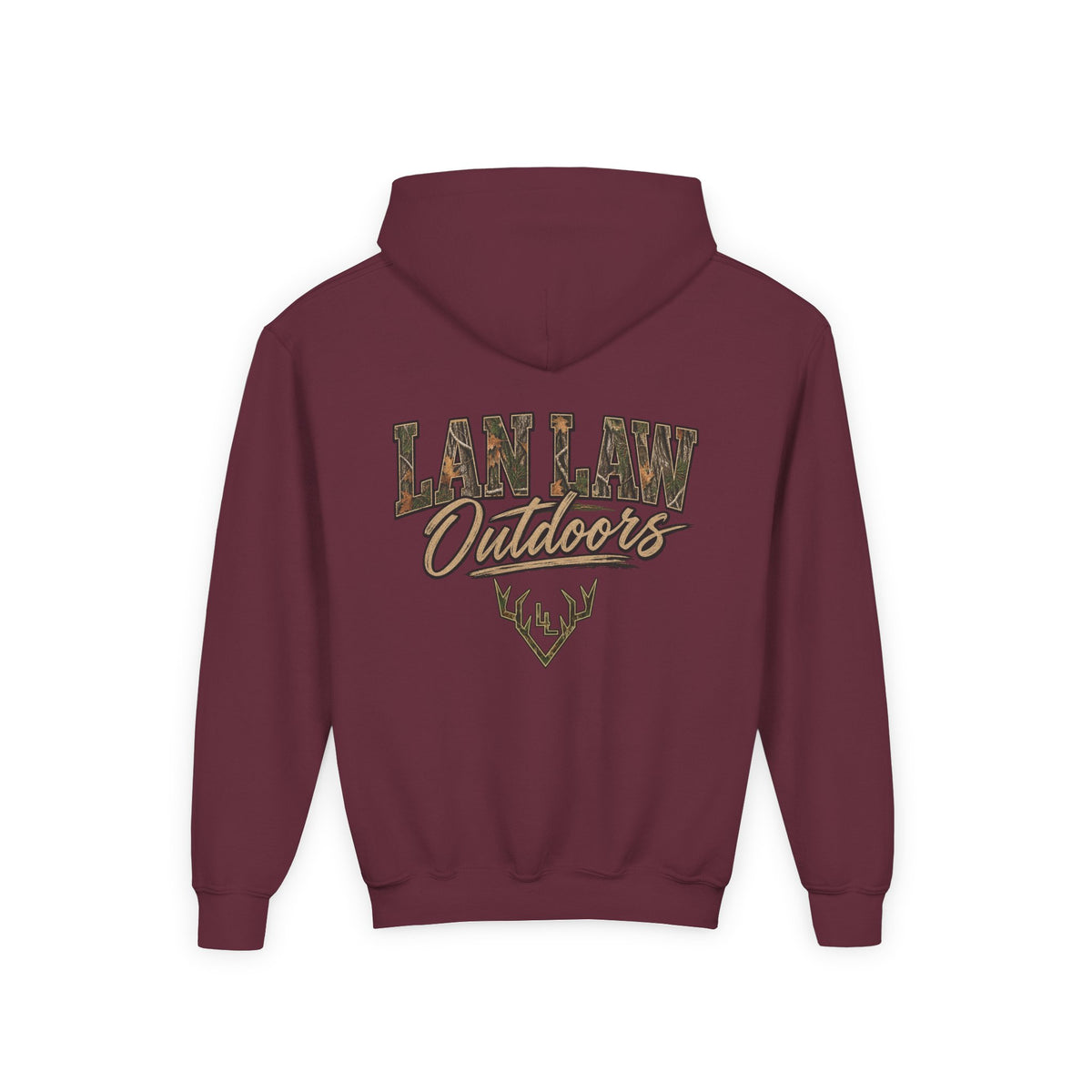 Camo Deer Antler Logo