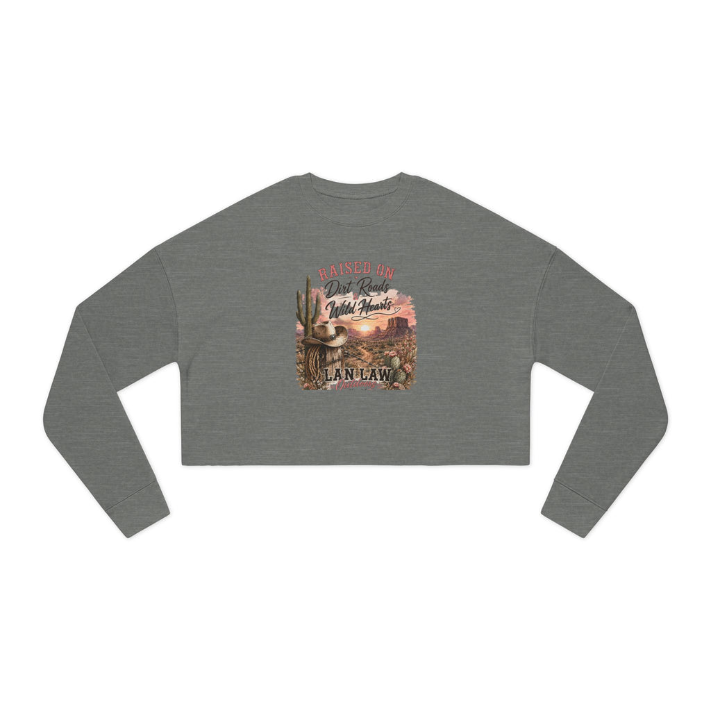Desrt Sunset Cropped Sweatshirt