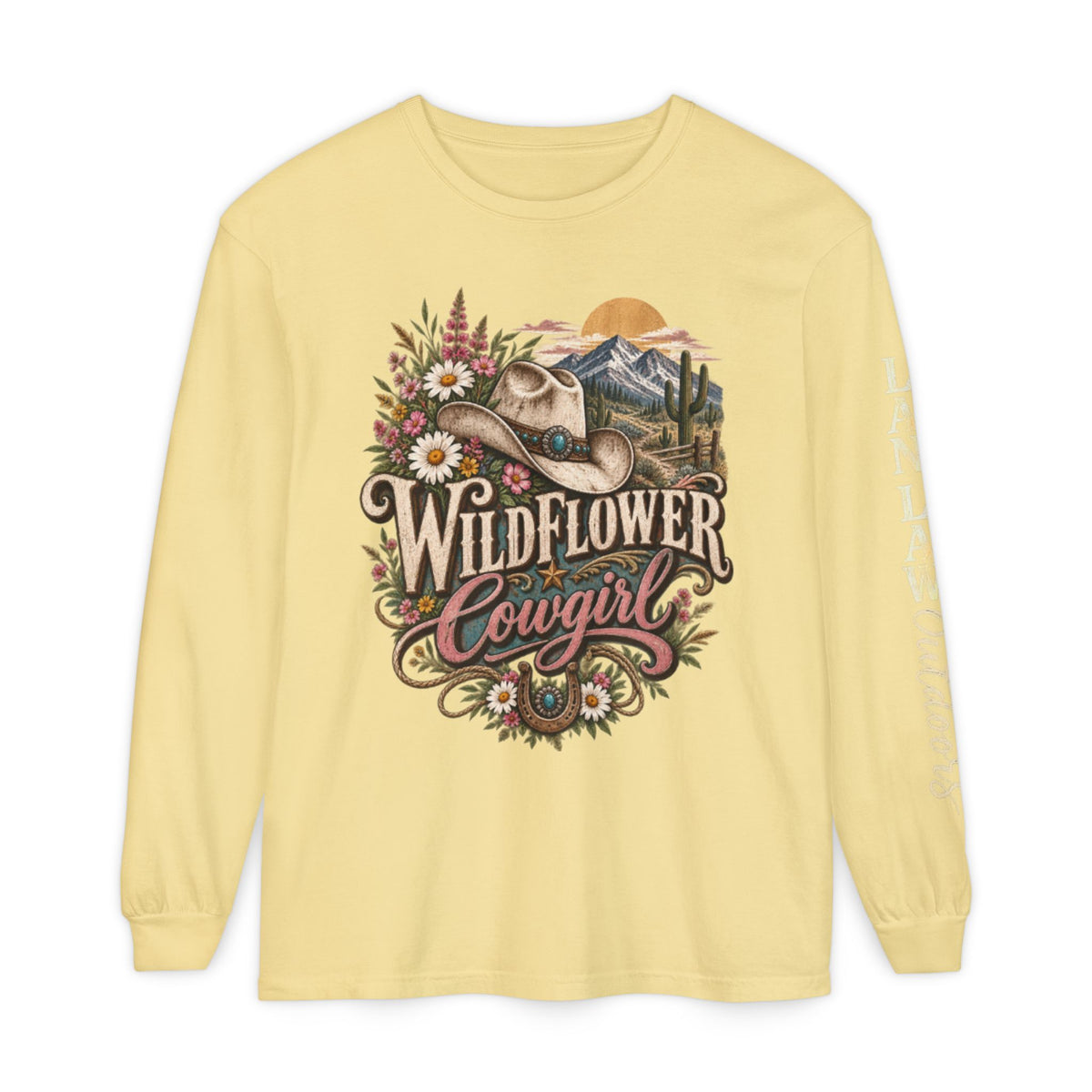 Wildflower Cowgirl Long Sleeve Tee