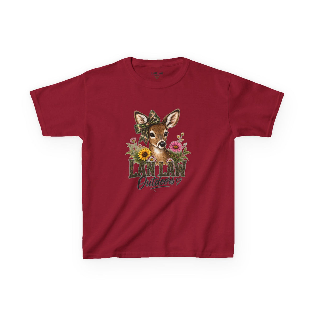 Deer Floral Graphic Shirt