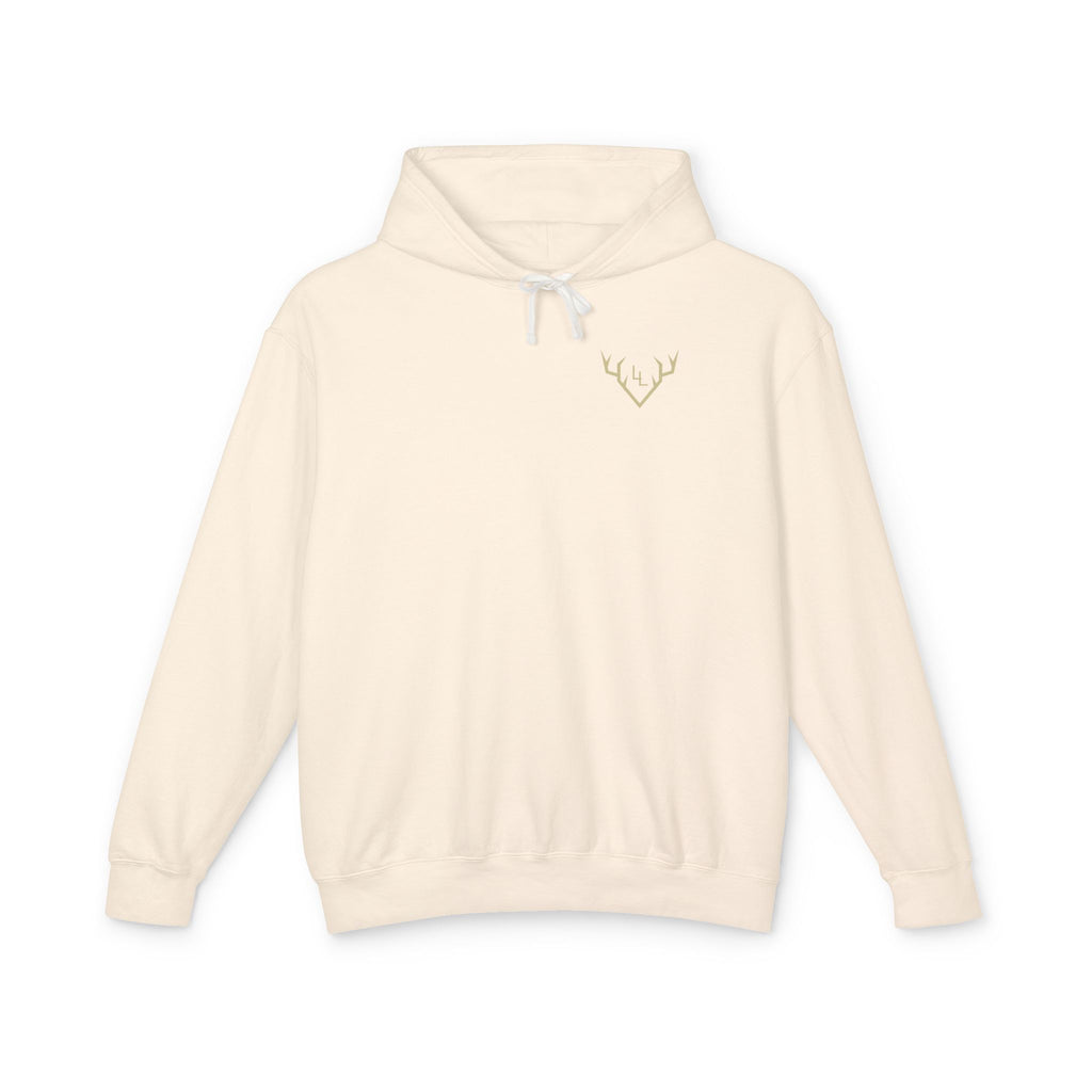 Outdoors Hoodie — Lan Law Scenic Mountain Logo Lightweight Hooded Sweatshirt