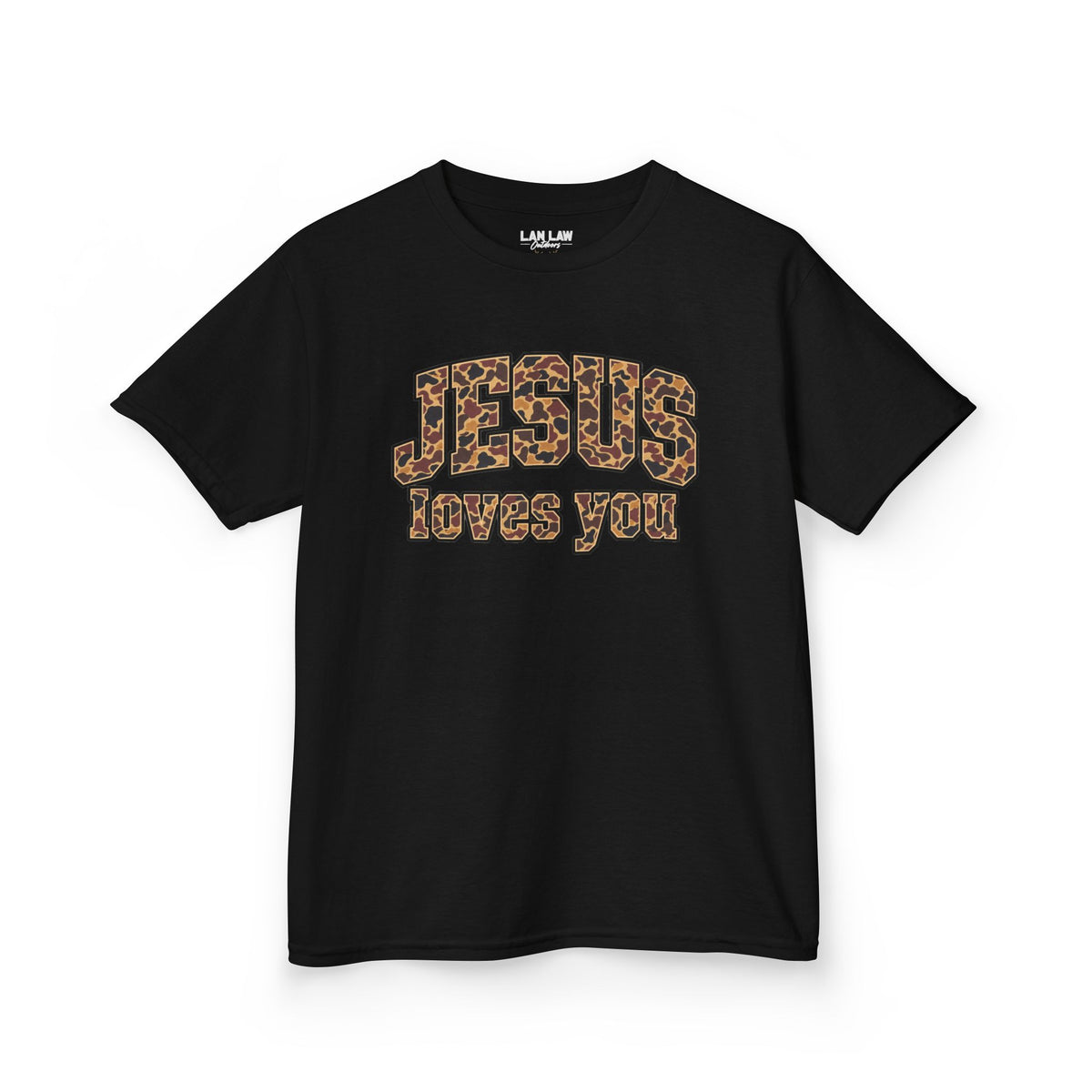 “Jesus Loves You” Camo Tee