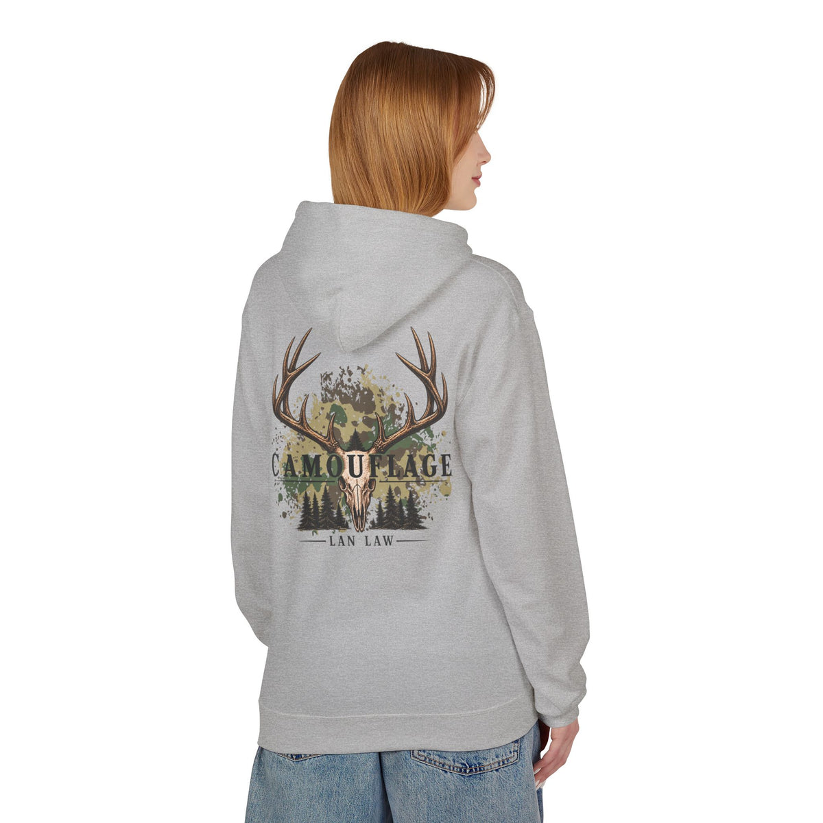 Camouflage Antlers Hoodie — 'Camouflage' Graphic Hunter Hoodie