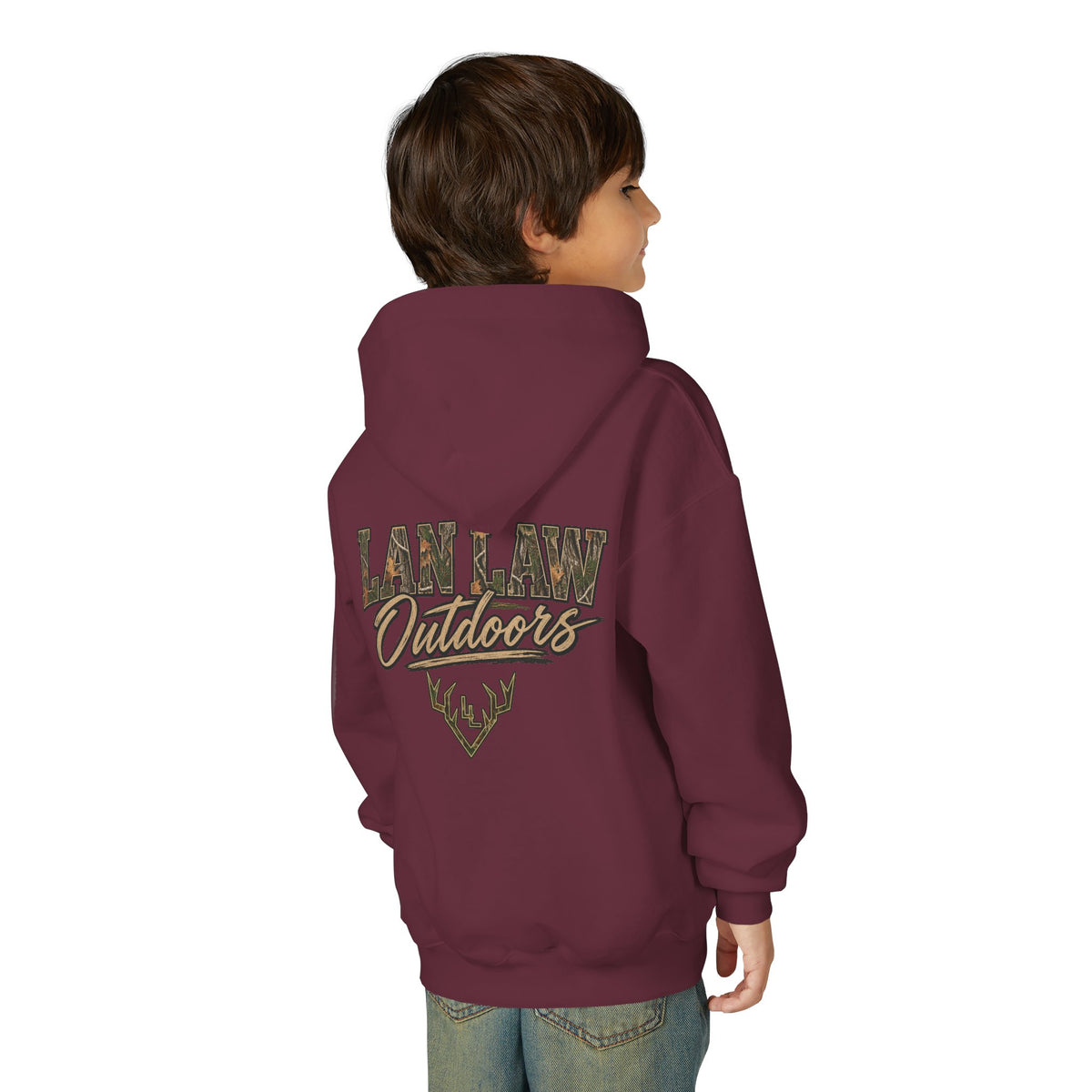 Camo Deer Antler Logo