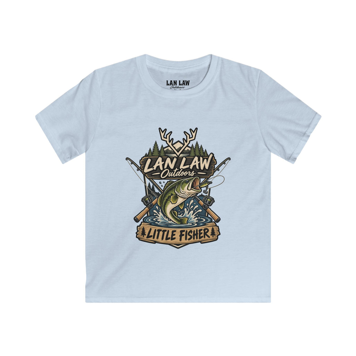 "Little Fisher" Outdoor Fishing Tee