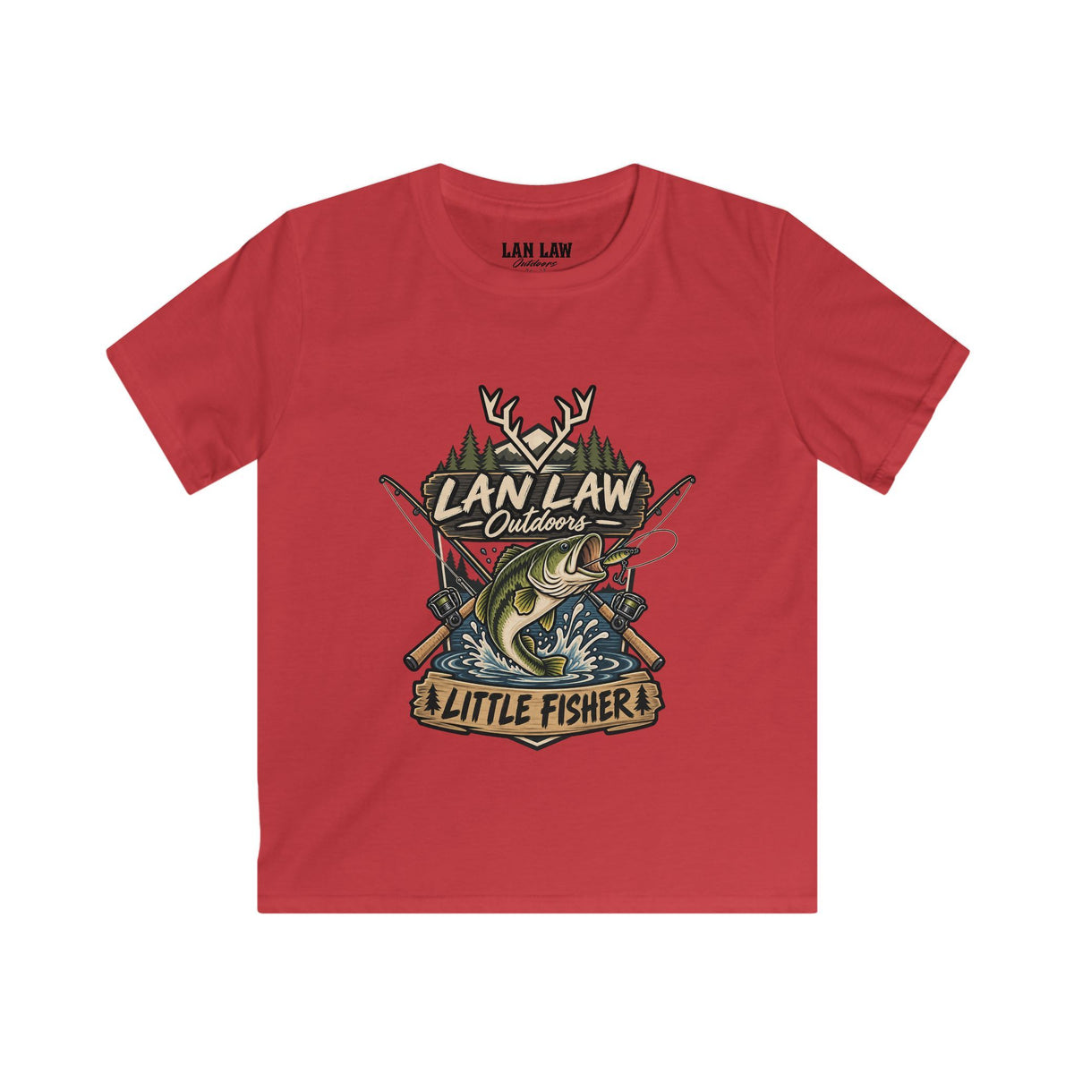 "Little Fisher" Outdoor Fishing Tee