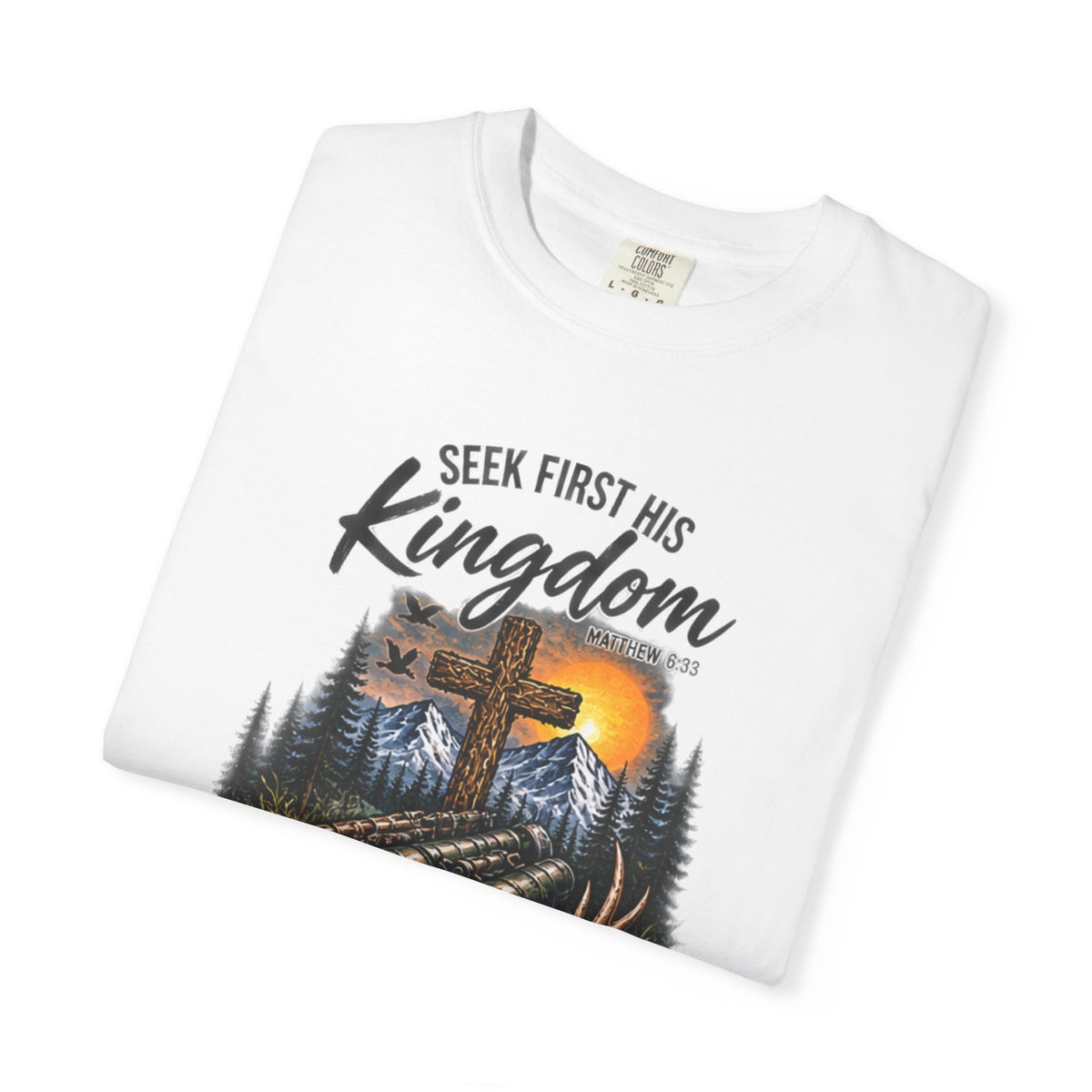 Seek First His Kingdom Cross Tee