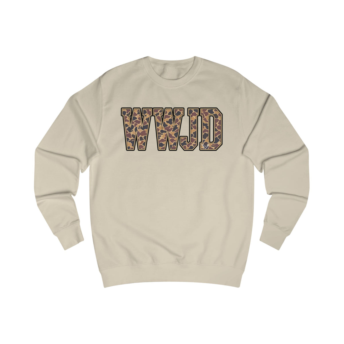 WWJD Camo Sweatshirt