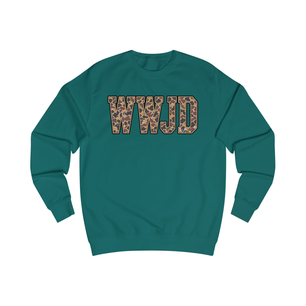 WWJD Camo Sweatshirt