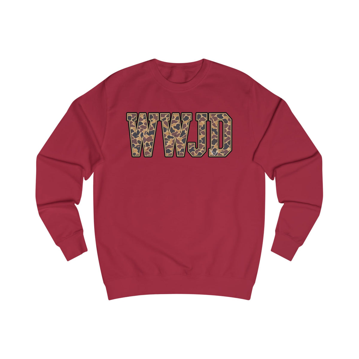 WWJD Camo Sweatshirt