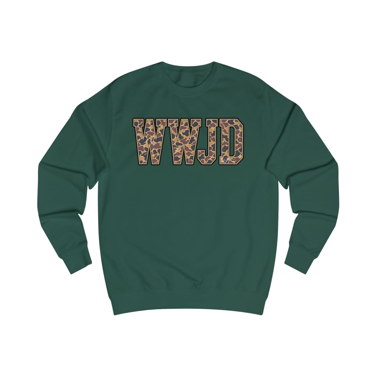 WWJD Camo Sweatshirt