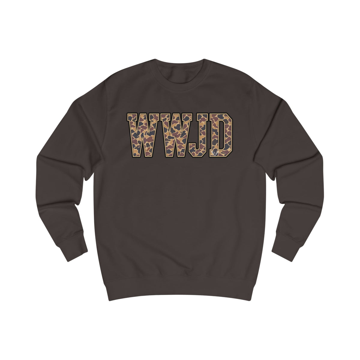 WWJD Camo Sweatshirt