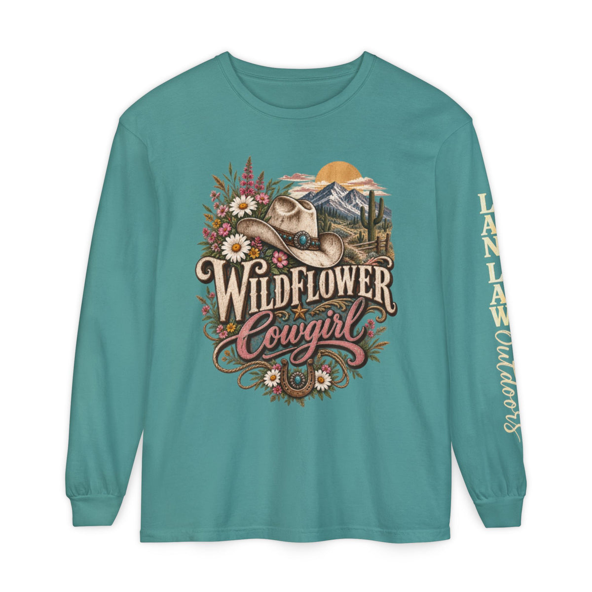 Wildflower Cowgirl Long Sleeve Tee