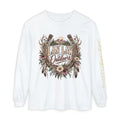 Outdoors Floral Antlers Long Sleeve Tee