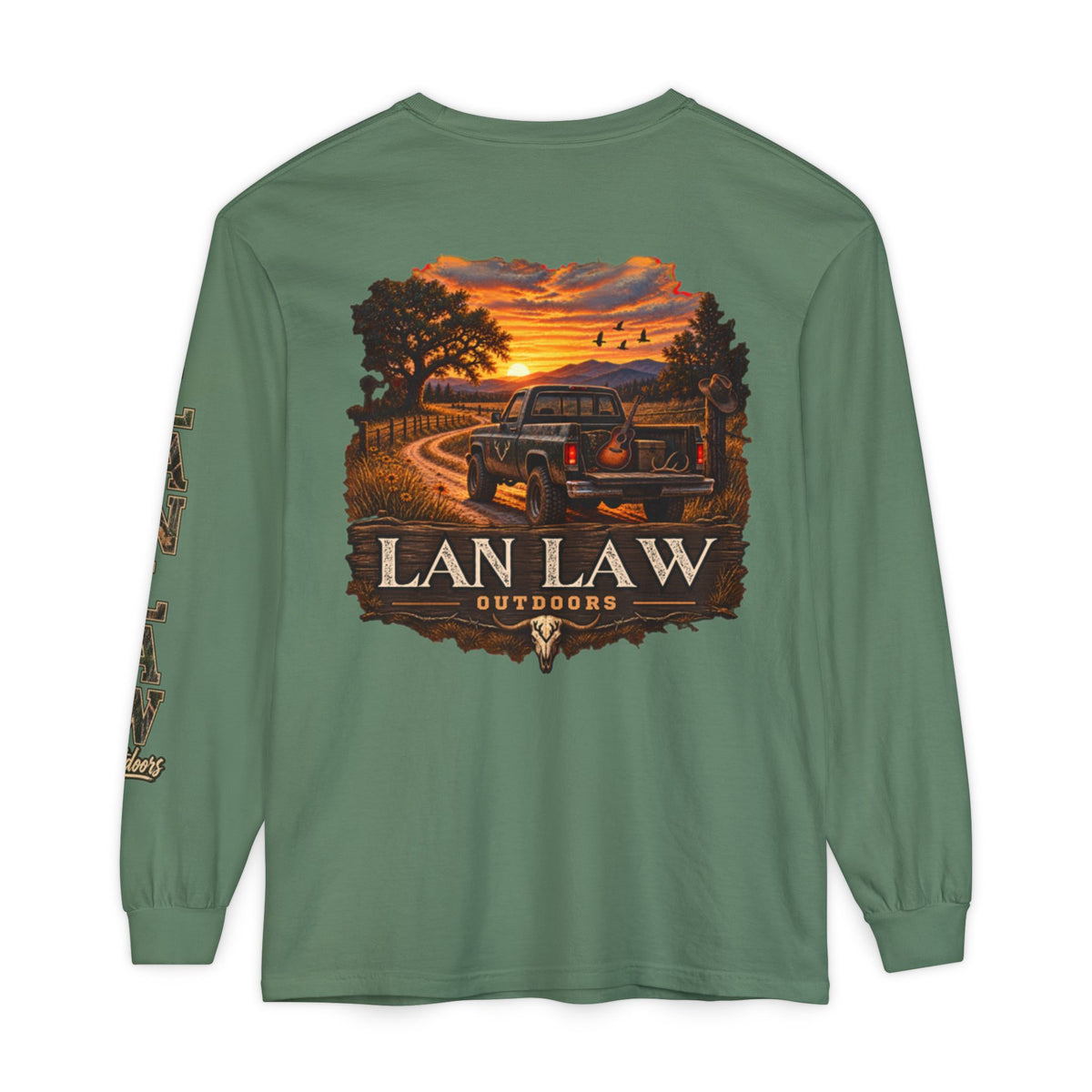 Sunset Truck Long Sleeve Tee