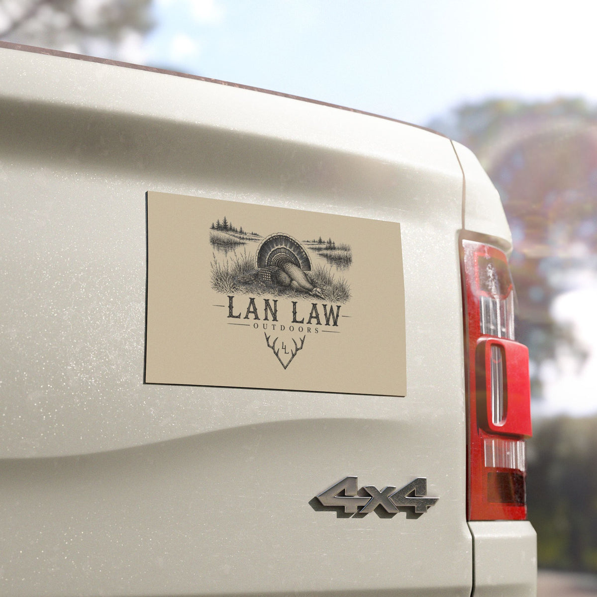 Lan Law Outdoors Car Magnet