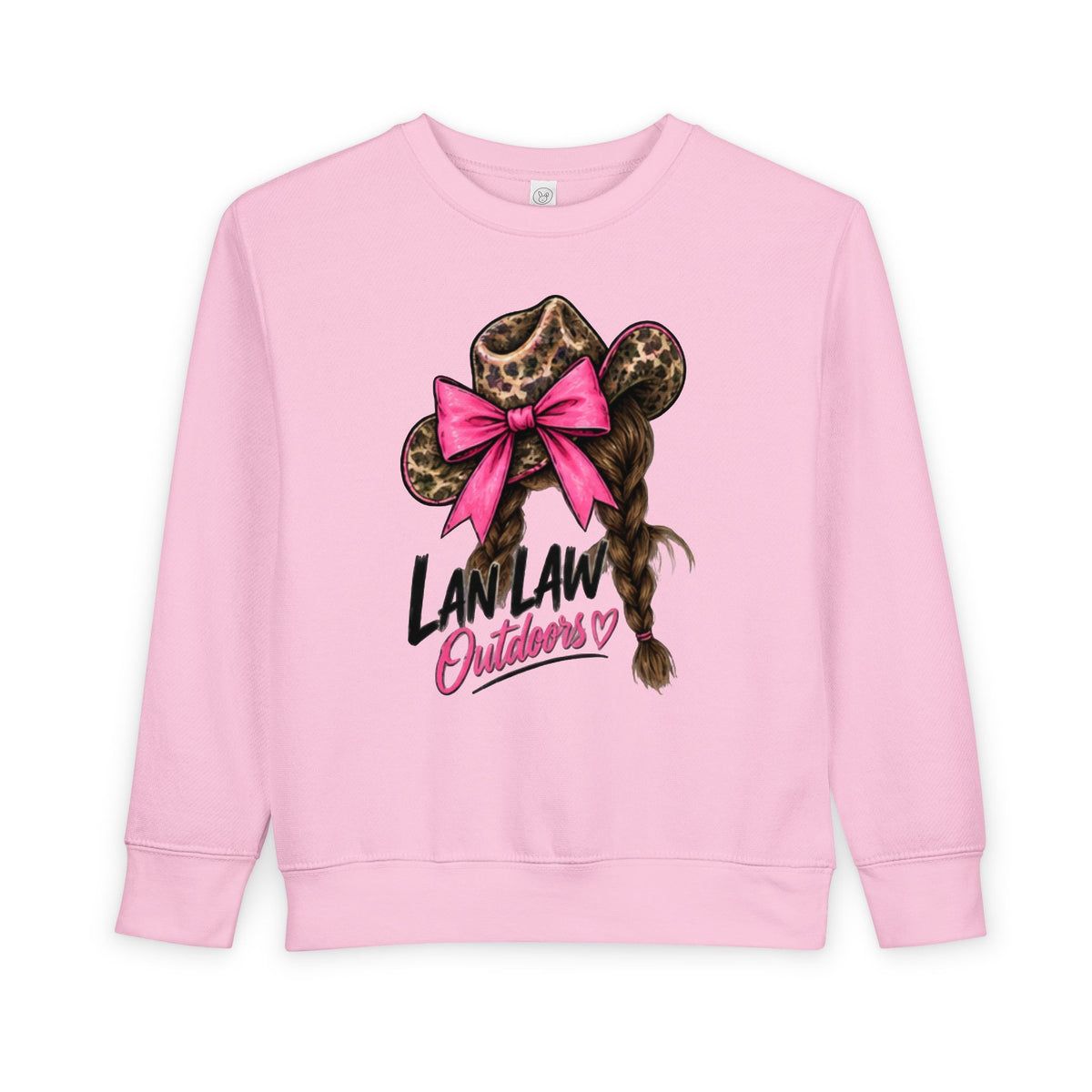 Leopard Cowboy Hat with Pink Bow
