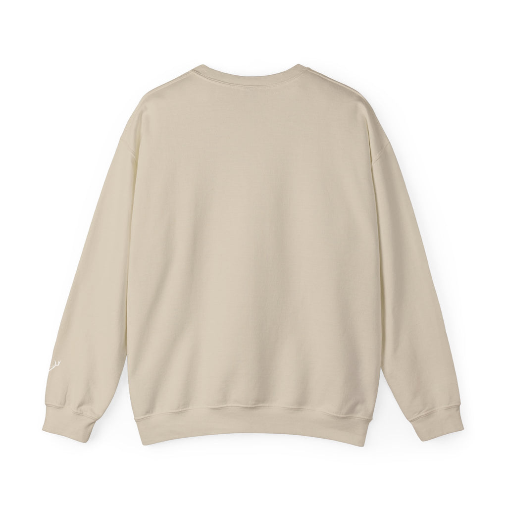 Classic White Crewneck Sweatshirt