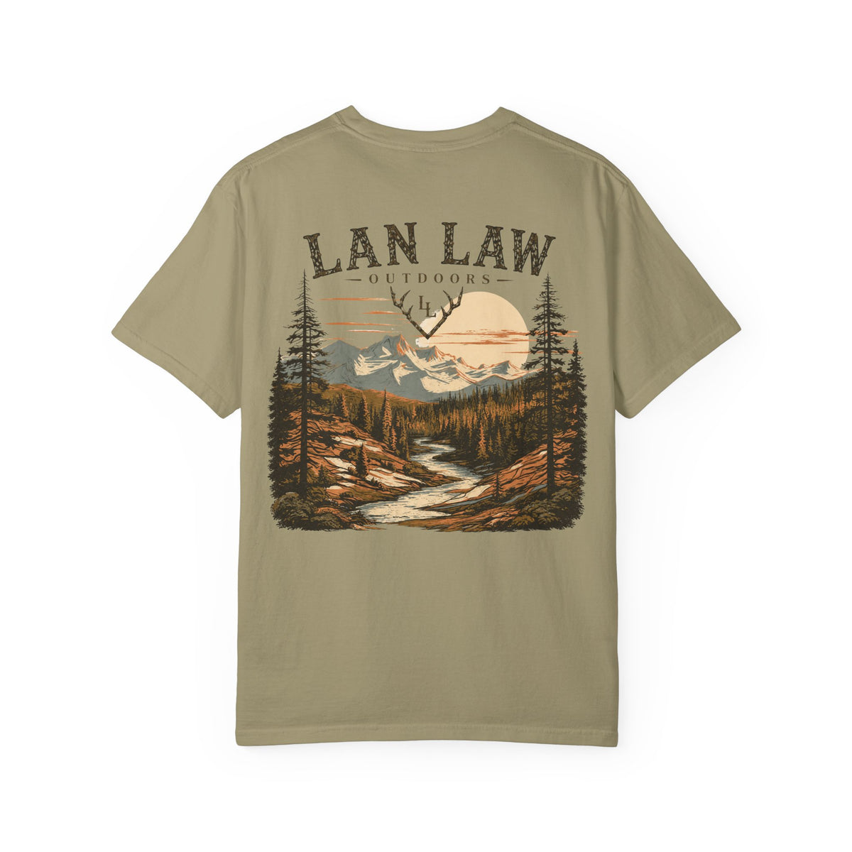 Vintage Mountain Deer Logo Tee