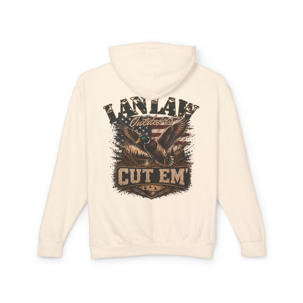 'Cut 'Em' Vintage Duck Hoodie