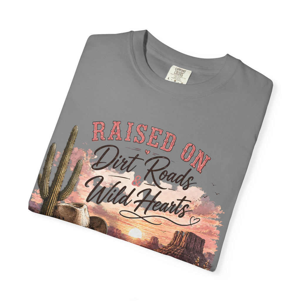Raised on Dirt Roads Wild Hearts T-Shirt