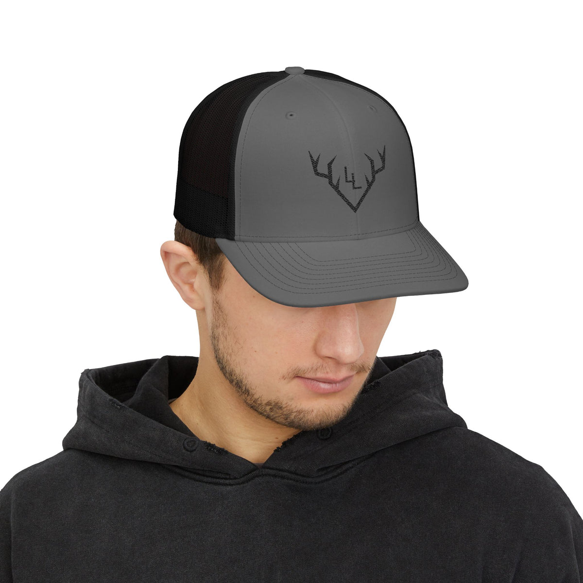 Antler Logo Snapback Trucker Cap