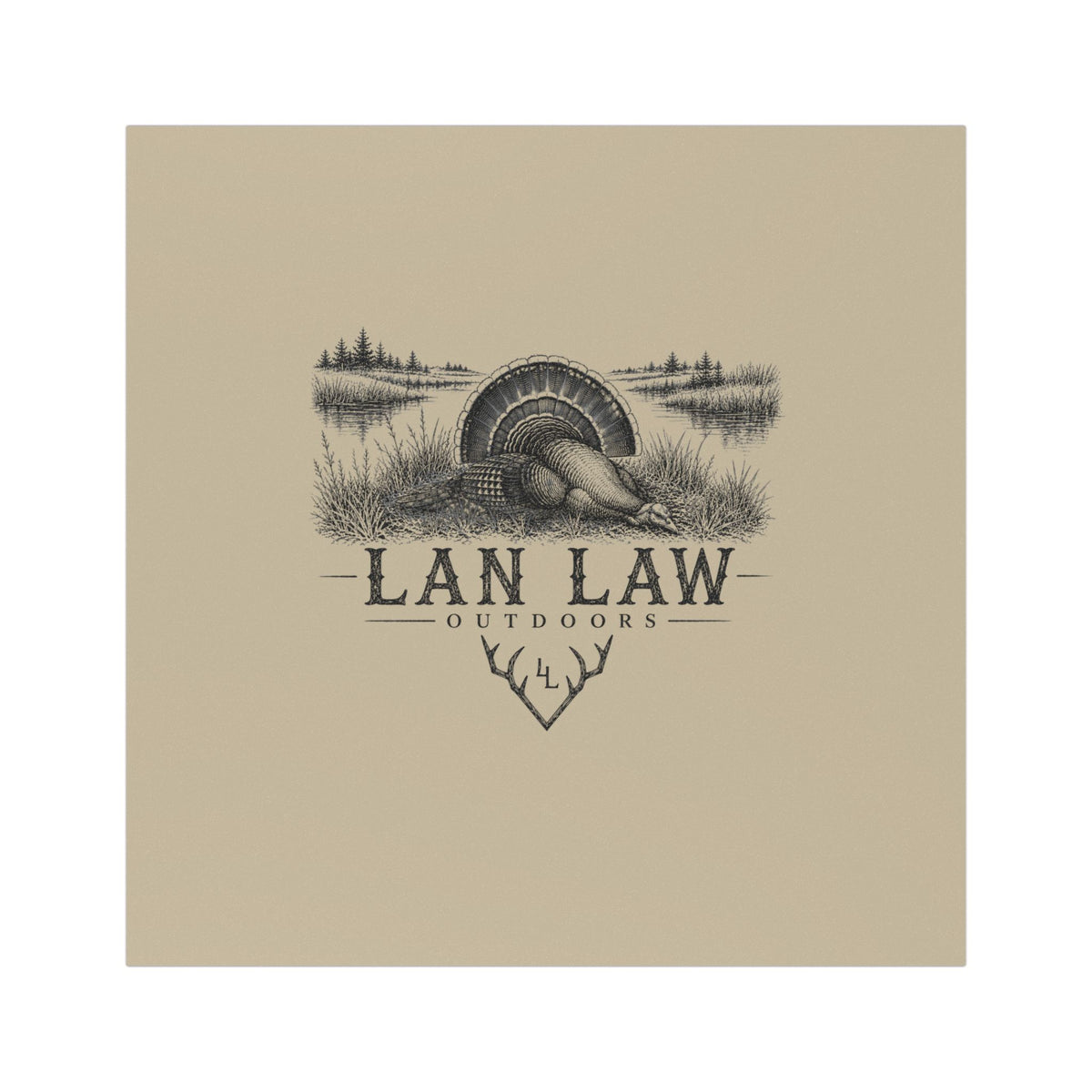 Lan Law Outdoors Car Magnet
