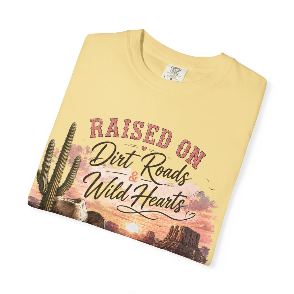 Raised on Dirt Roads Wild Hearts T-Shirt