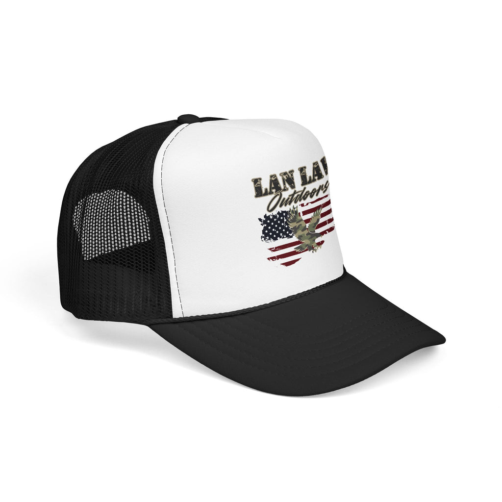 American Flag Eagle Trucker Hat