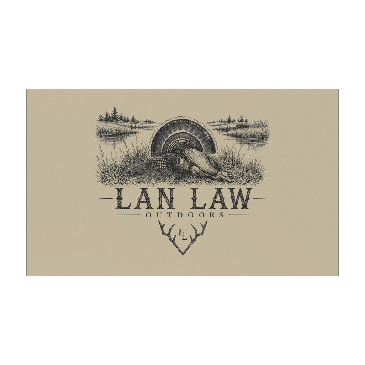 Lan Law Outdoors Car Magnet
