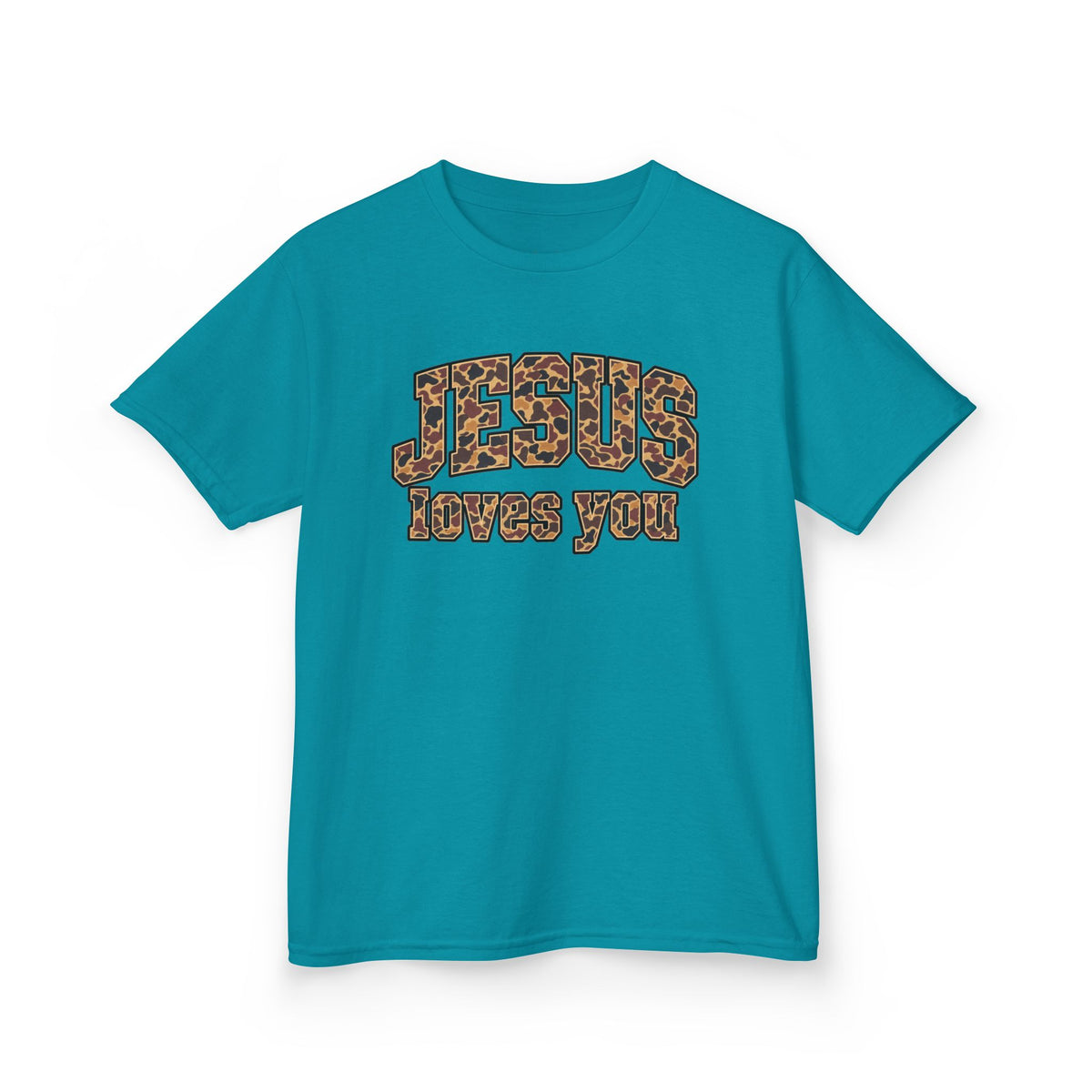 “Jesus Loves You” Camo Tee