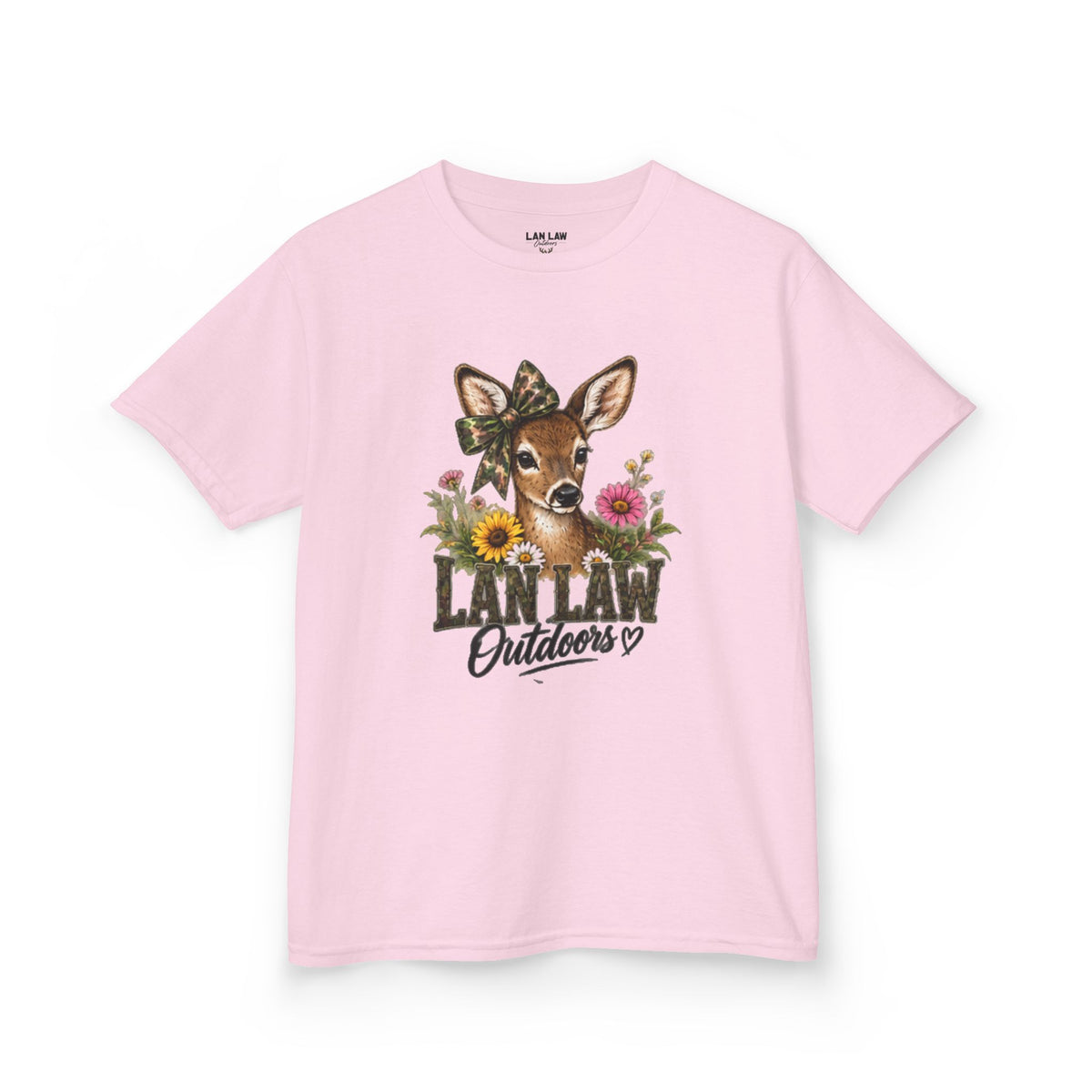 Deer Floral Graphic Shirt