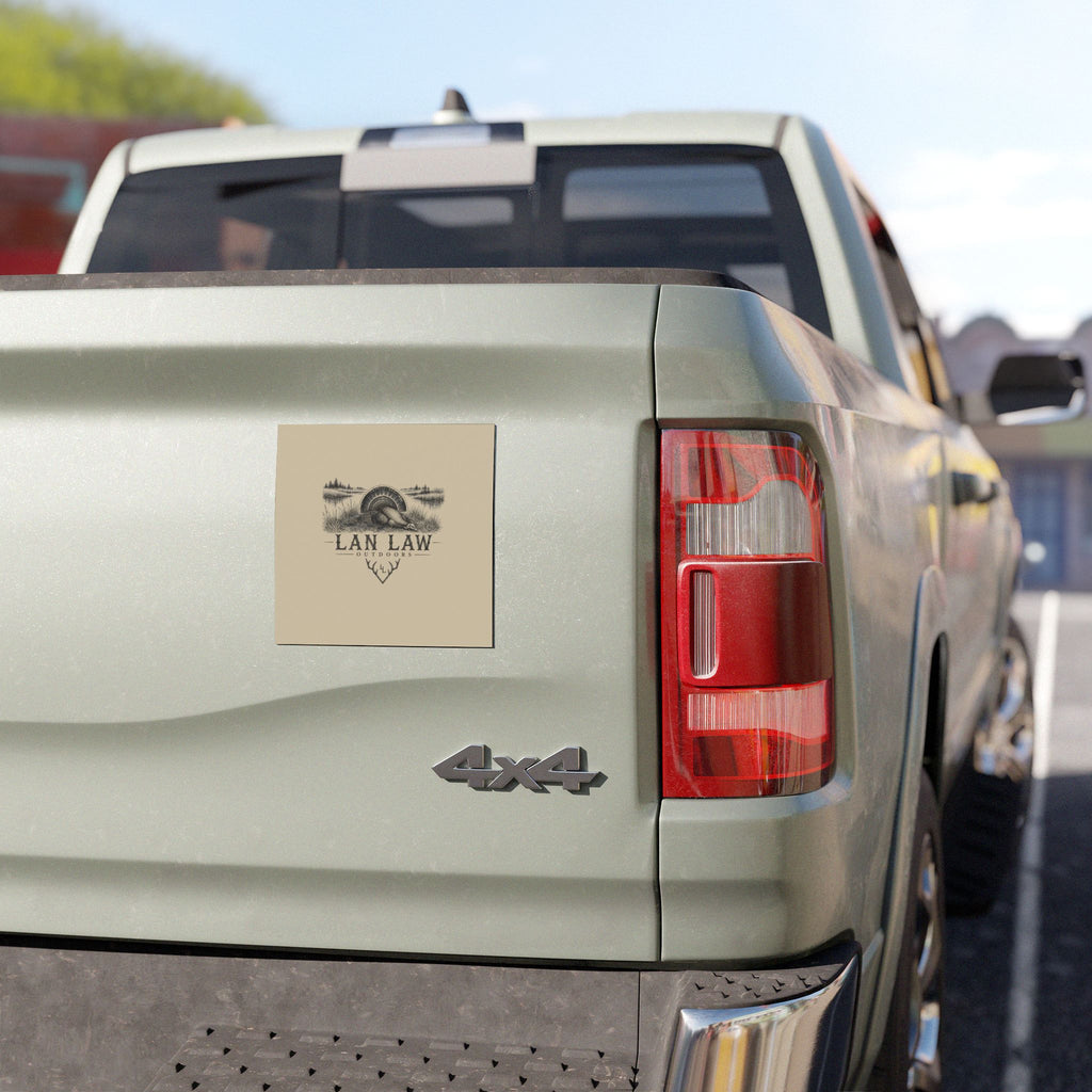 Lan Law Outdoors Car Magnet