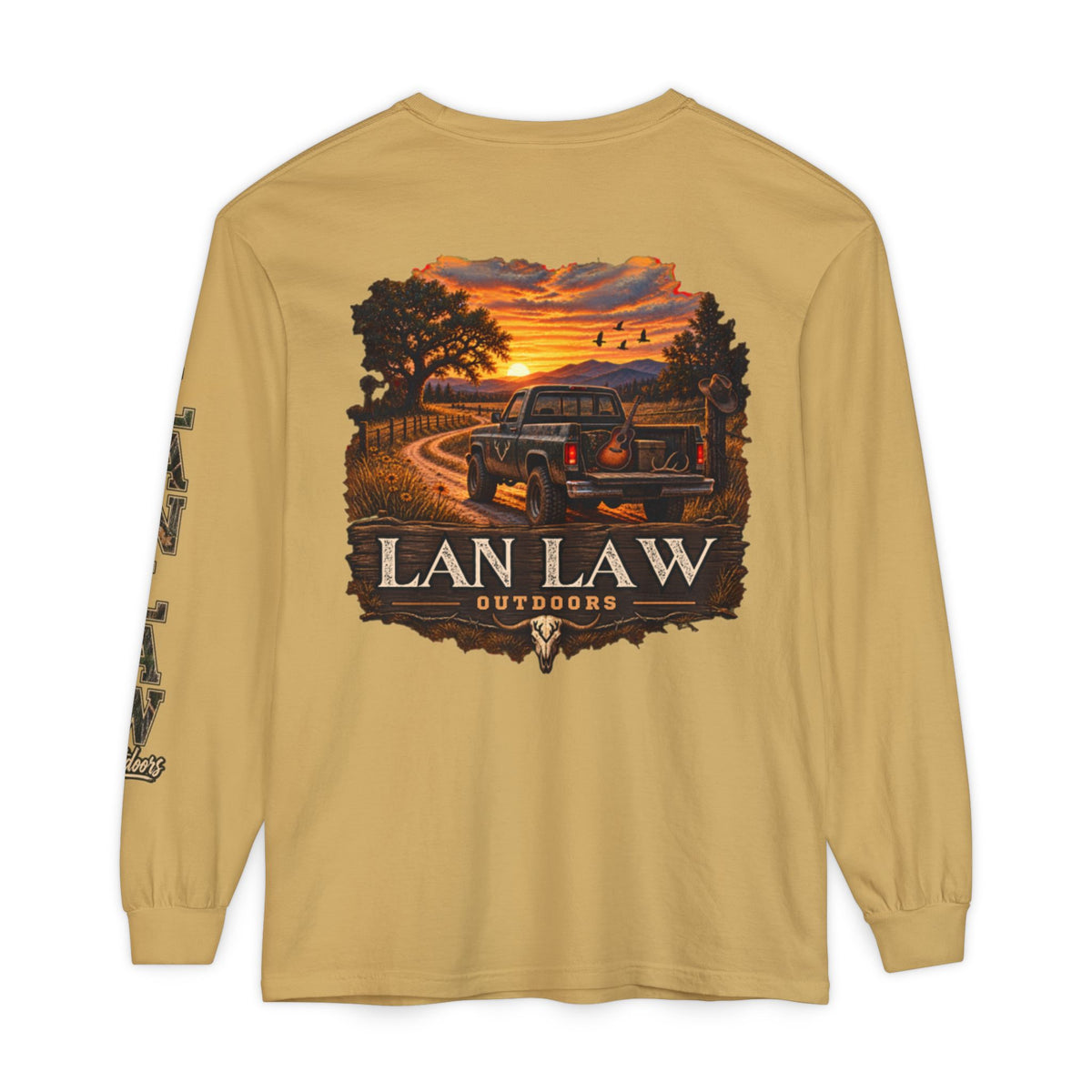 Sunset Truck Long Sleeve Tee