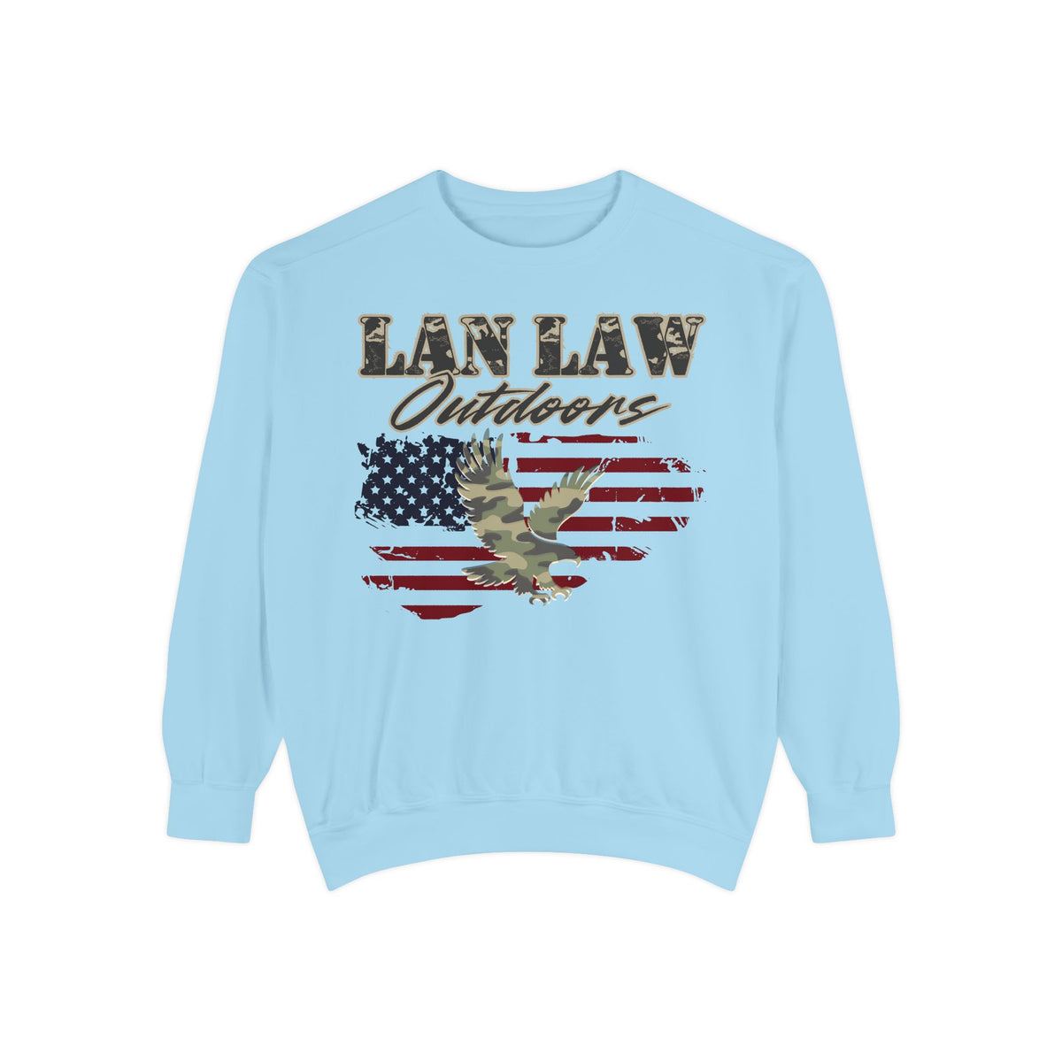 American Flag Camo Eagle Sweatshirt