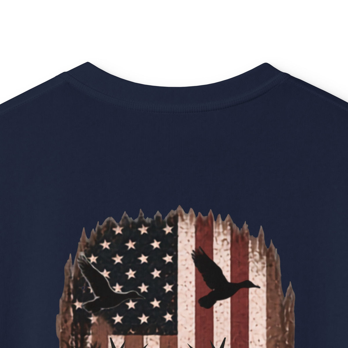 Camo American Flag Hunting Tee
