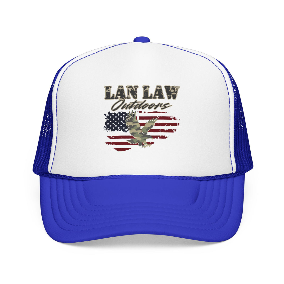 American Flag Eagle Trucker Hat