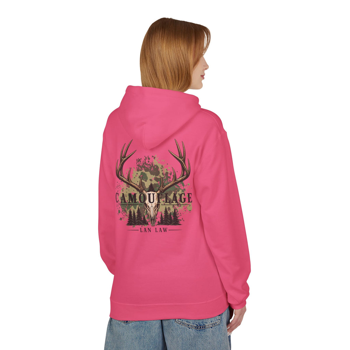 Camouflage Antlers Hoodie — 'Camouflage' Graphic Hunter Hoodie