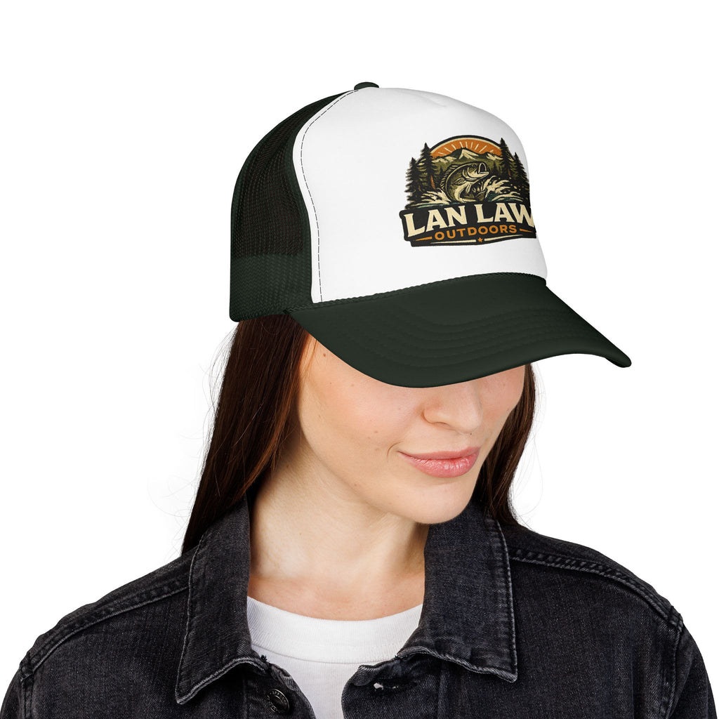 Vintage Fishing Logo Trucker Hat