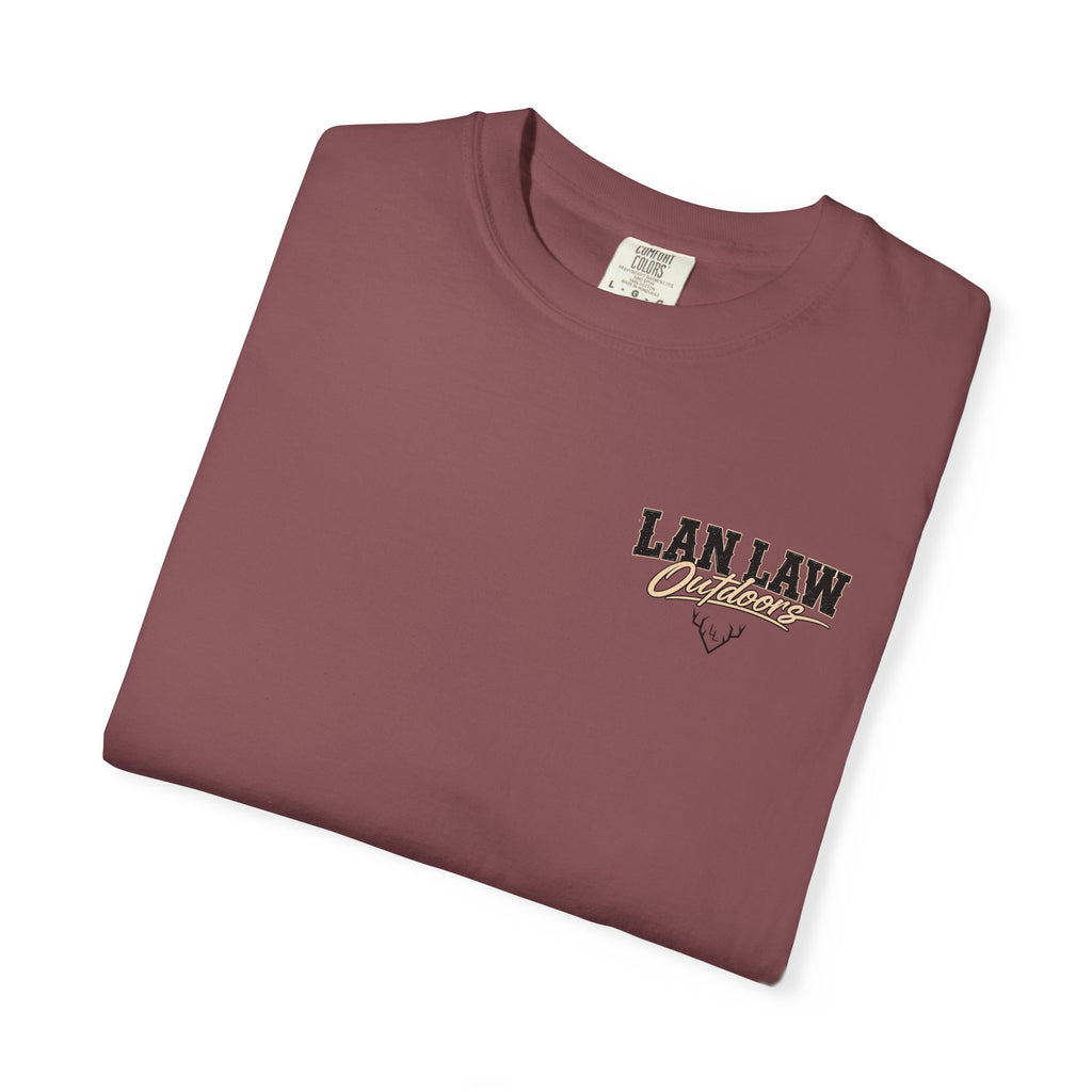 American Flag Deer Skull Tee