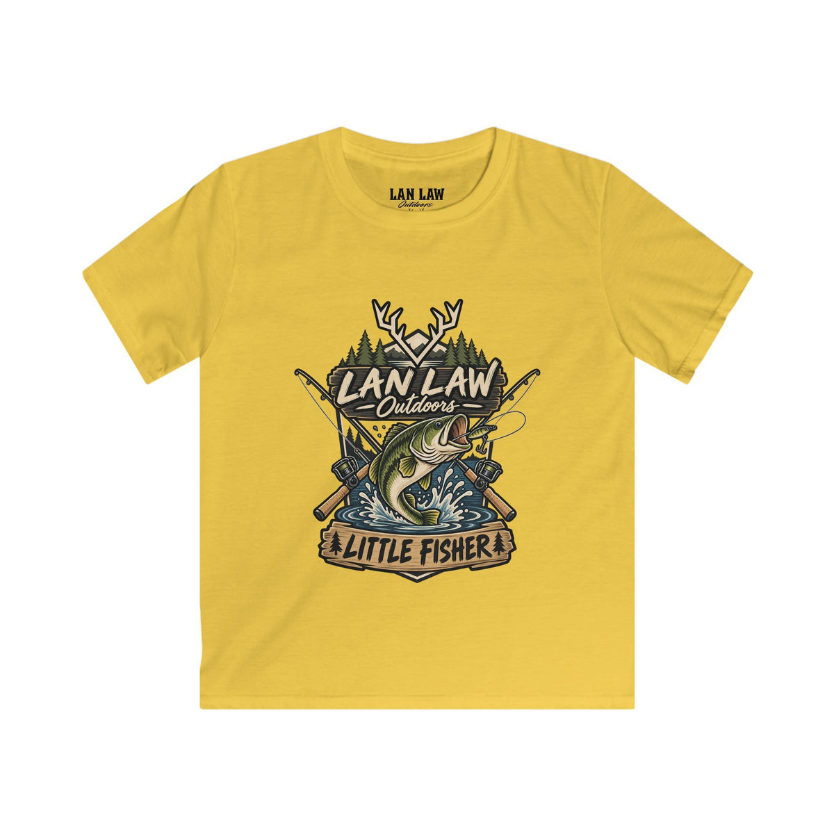 "Little Fisher" Outdoor Fishing Tee