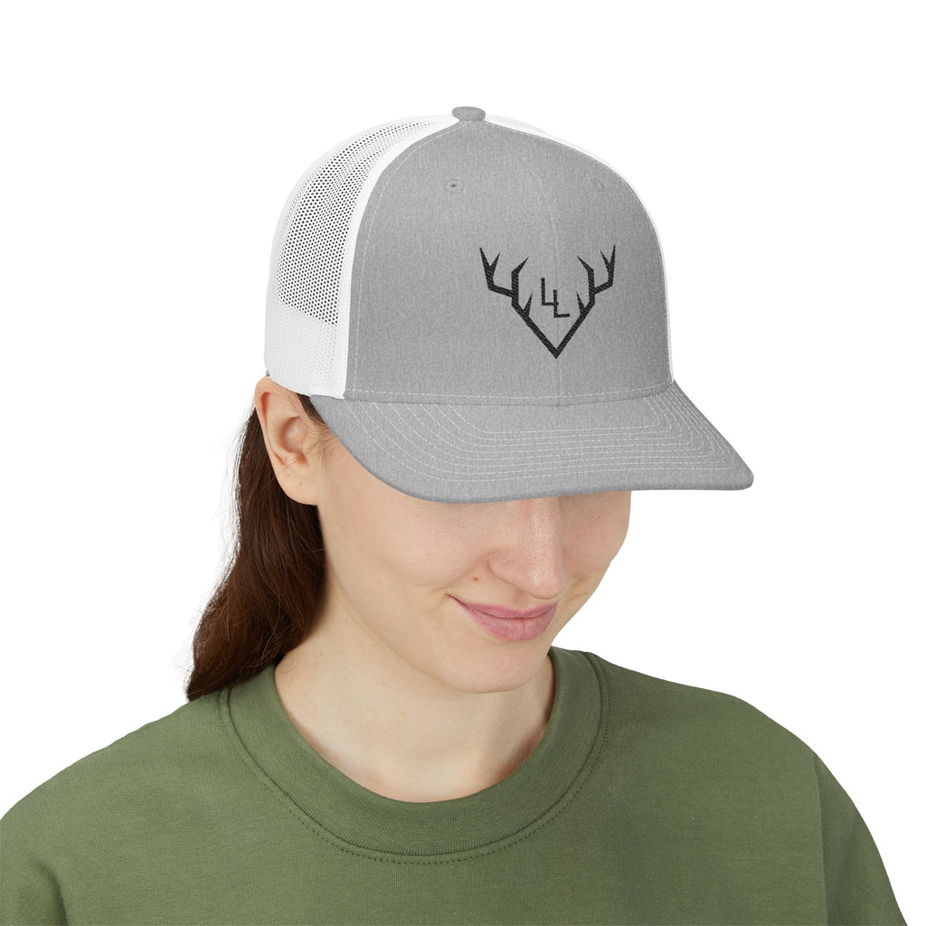 Antler Logo Snapback Trucker Cap