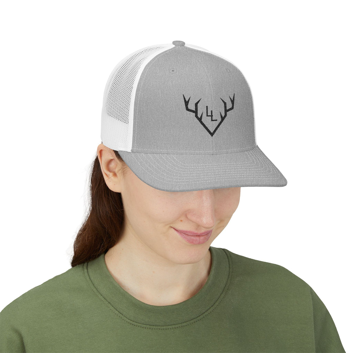 Antler Logo Snapback Trucker Cap