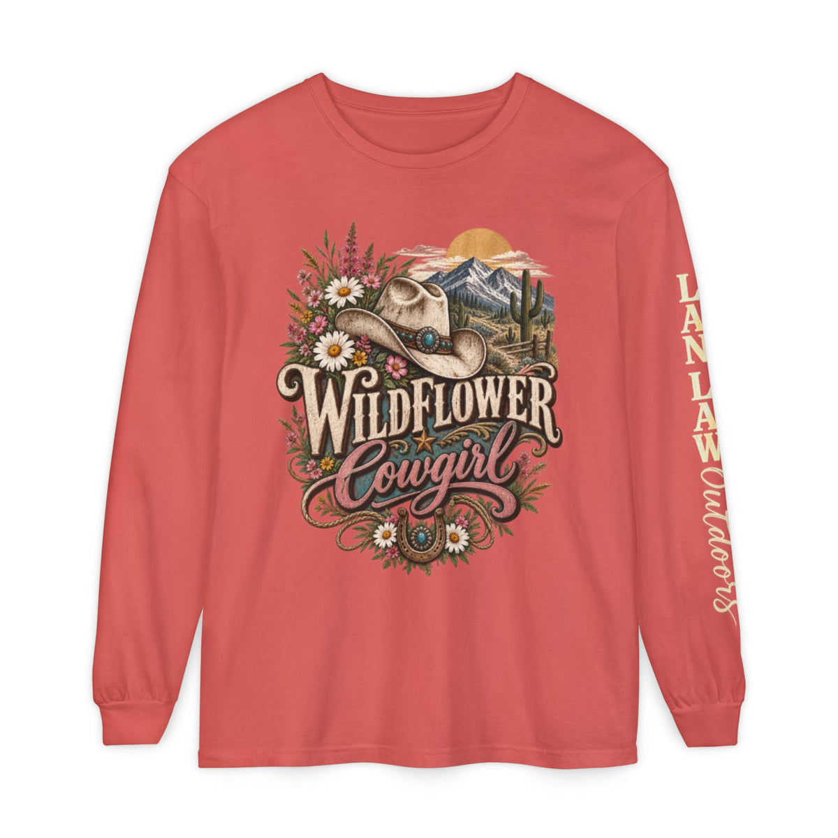 Wildflower Cowgirl Long Sleeve Tee