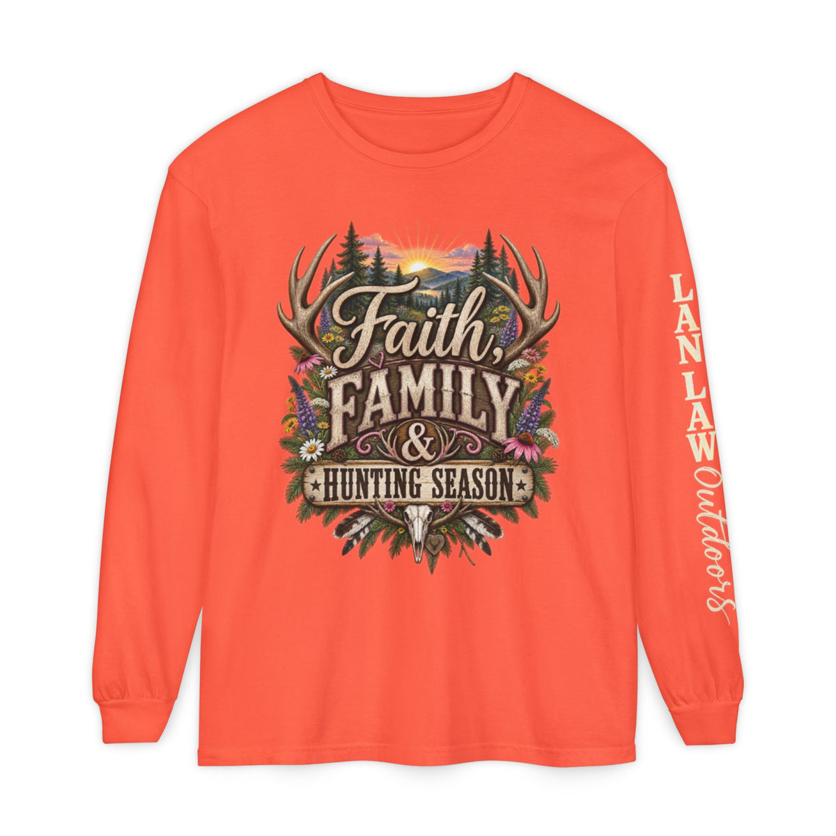 Faith, Family & Hunting Long Sleeve Tee