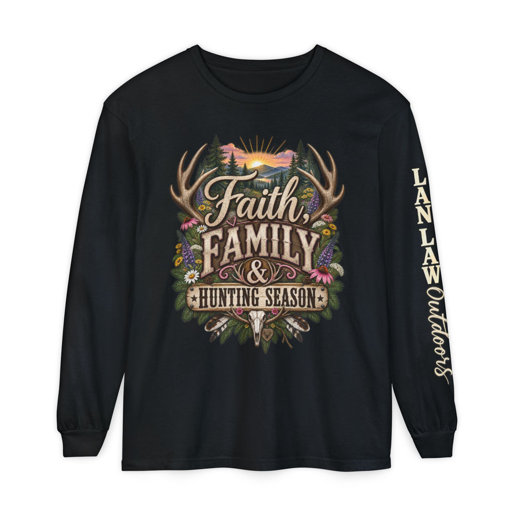 Faith, Family & Hunting Long Sleeve Tee