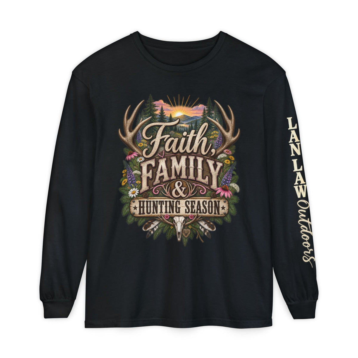 Faith, Family & Hunting Long Sleeve Tee