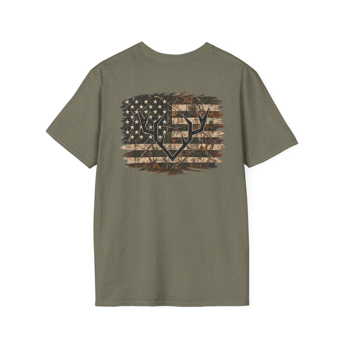 Distressed American Flag Tee