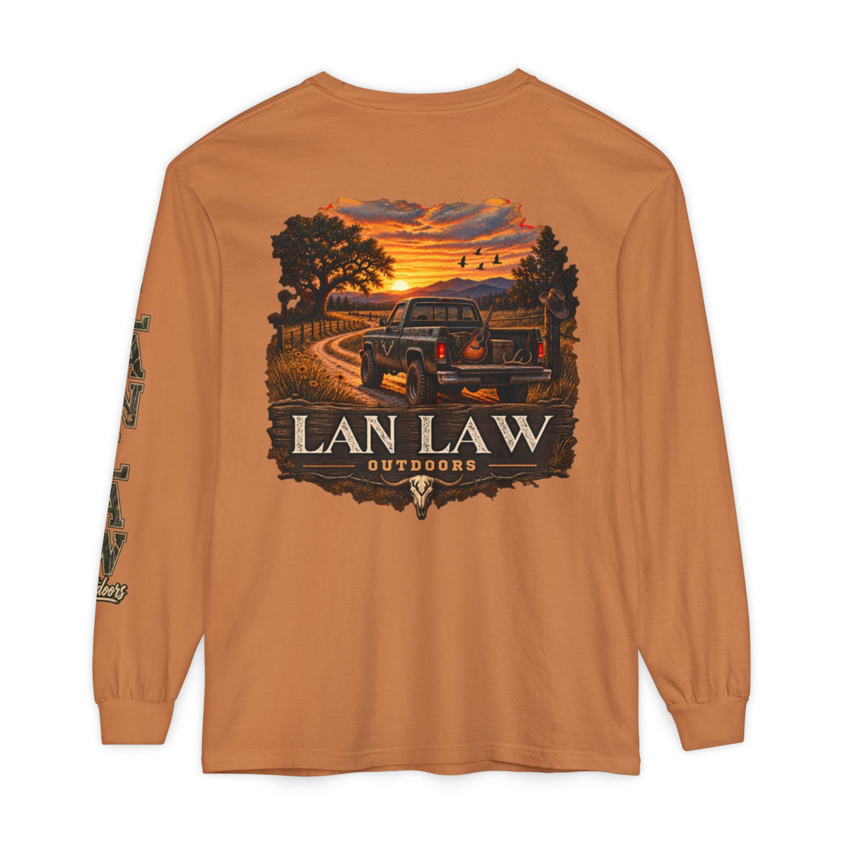 Sunset Truck Long Sleeve Tee