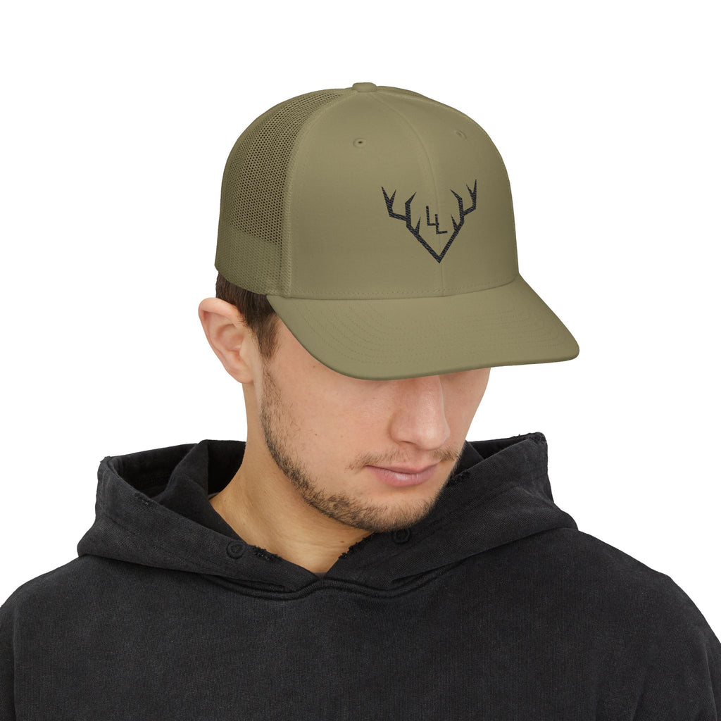 Antler Logo Snapback Trucker Cap